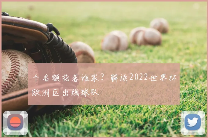 个名额花落谁家？解读2022世界杯欧洲区出线球队