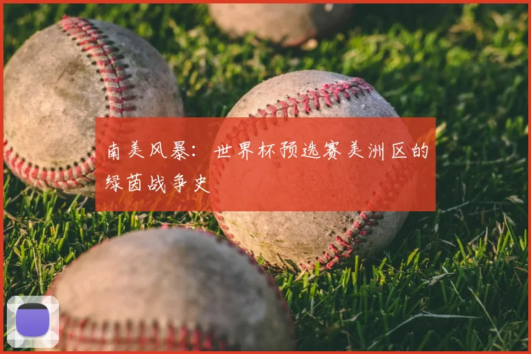 南美风暴：世界杯预选赛美洲区的绿茵战争史